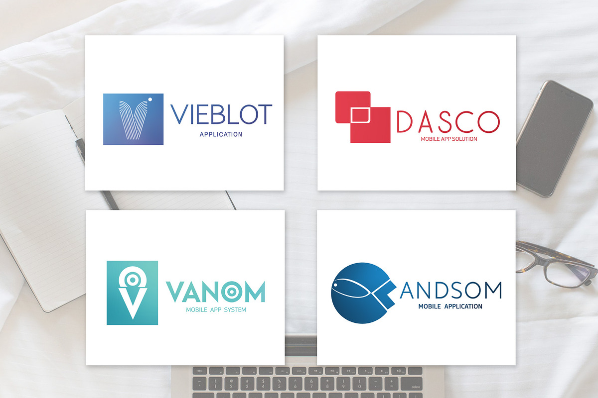 Mobile Application Branding Logos, a Branding & Logo Template by AN Productions (Photo 7 of 22)