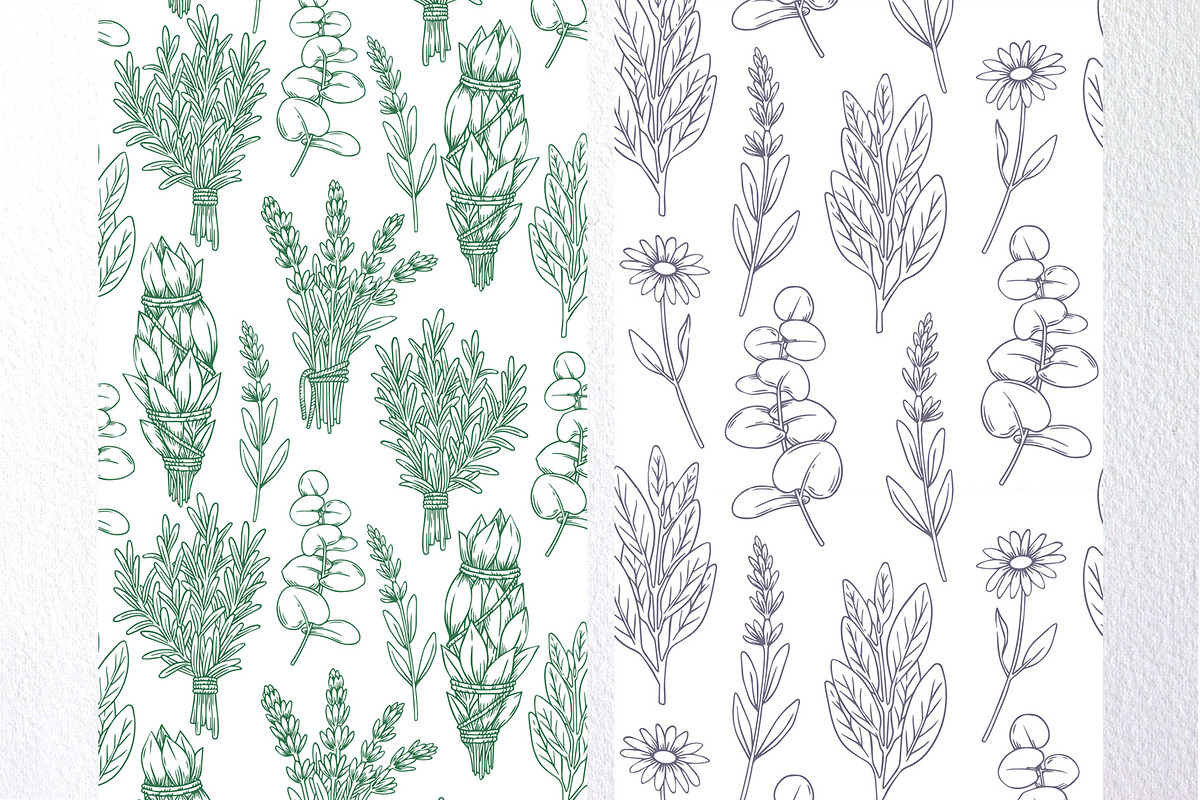 Aromatherapy. Medicinal herbs, a Healthcare Illustration by made by Tanya (Photo 5 of 6)