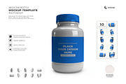 Medicine Bottle Mockup Template Set, a Packaging Mockup by DesignRushMarket (Thumbnail 1 of 11)