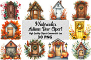 Autumn Door Clipart Bundle, an Illustration by Daily.Designs (Thumbnail 1 of 5)