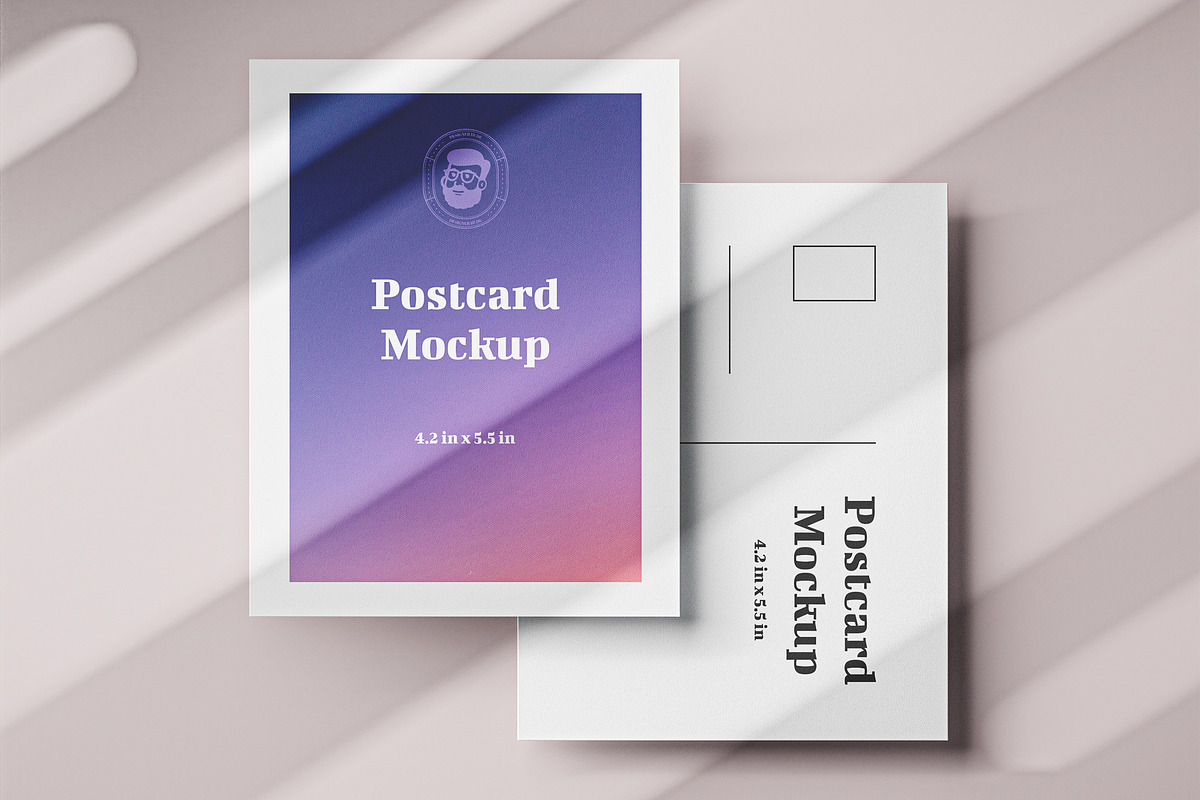 Postcard Mockup, a Card Template by Designer Dude