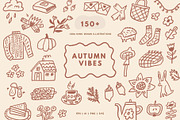 Autumn vibes | Hand drawn clipart, a Seasonal Illustration by Favete Art (Thumbnail 1 of 10)