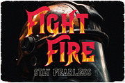 Fireman Layered Display Font, a Blackletter Font by JumboDesign (Thumbnail 2 of 6)