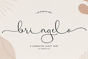 Bringelo Handwritten Wedding Font, a Script Font by moriztype (Thumbnail 1 of 15)