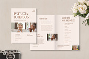 Funeral Program Template, a Brochure Template by VectorVactory (Thumbnail 1 of 8)