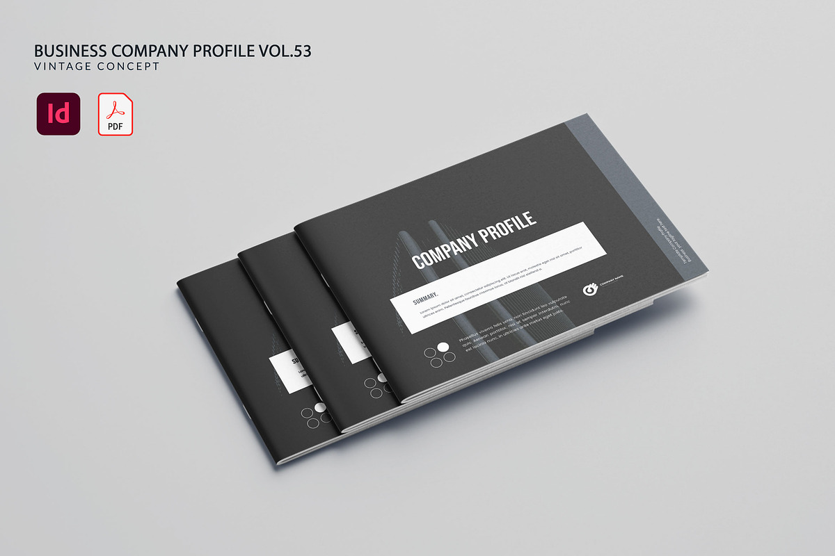 Business Company Profile Vol.53, a Brochure Template by Bewalrus Studio (Photo 1 of 11)