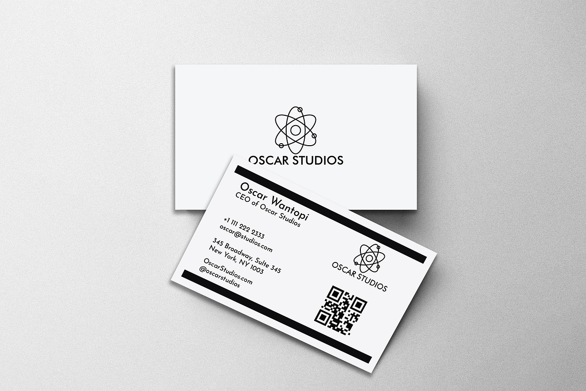 Business Card Minimalist, a Business Card Template by Oskar Wantopi (Photo 2 of 2)