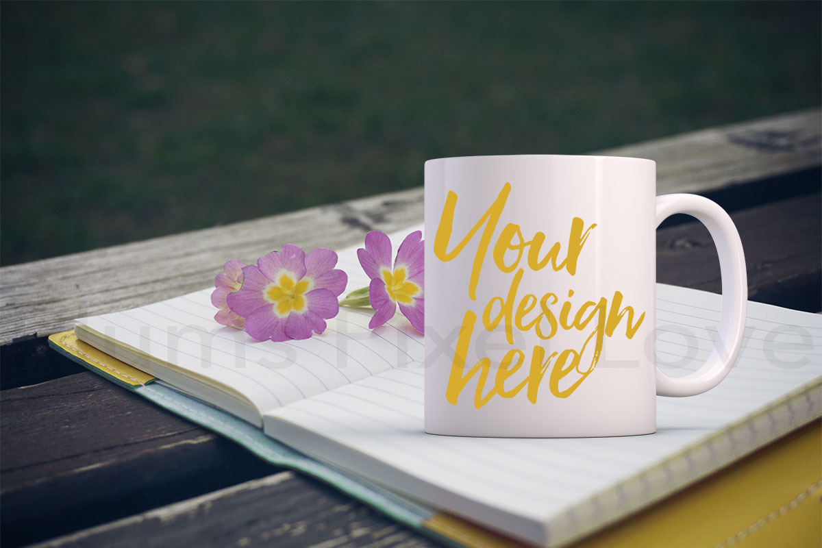 White coffee mug bundle - 8 mockups, a Cups & Container Mockup by Plums Pixel Love (Photo 2 of 9)