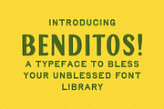 Benditos Typeface, a Handwritten Font by Taylor Penton (Thumbnail 5 of 6)