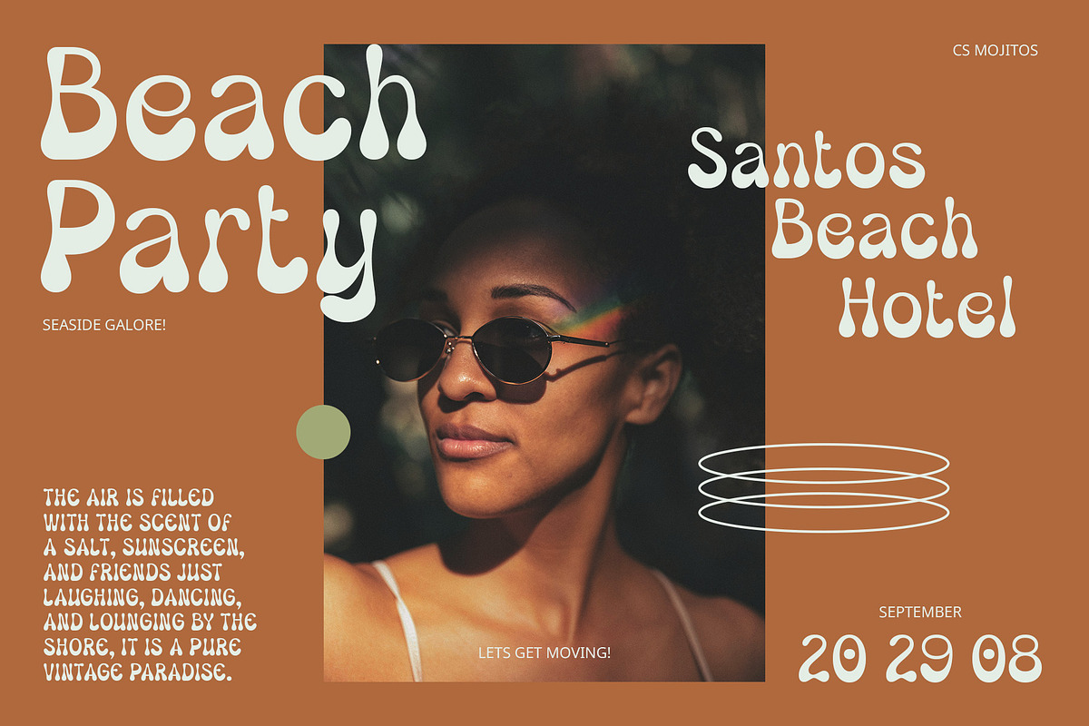 CS Mojitos – Groovy Font, a Sans Serif Font by Craft Supply Co. (Photo 5 of 8)