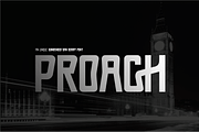 Proach Font, a Serif Font by Grontype (Thumbnail 1 of 12)