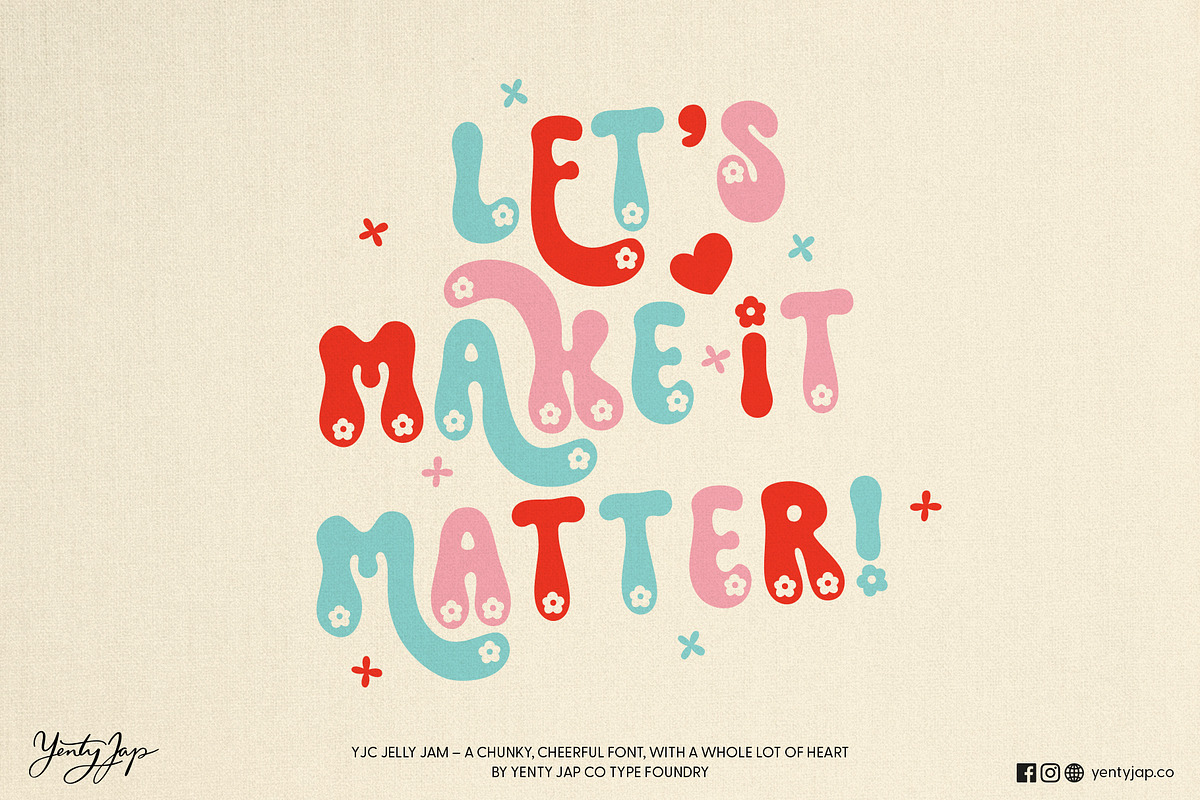 YJC Jelly Jam, a Handwritten Font by YENTY JAP CO (Photo 4 of 12)
