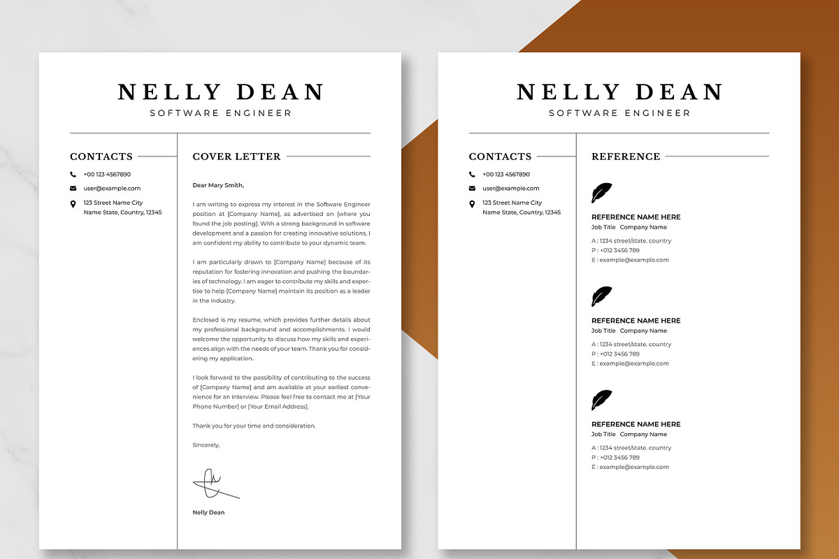 Software Engineer Resume Template preview 4