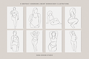 Minimal Abstract Curvy Women Art, an Illustration by Saga Design Studio (Thumbnail 3 of 6)