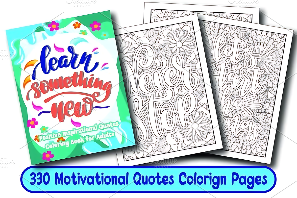 330 Motivational Quotes Book, a Decorative Illustration by Design Station (Photo 3 of 3)