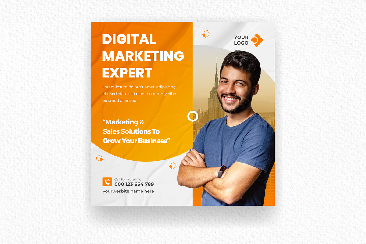 Digital Marketing Agency Social Medi, a Social Media Template by Mk_Studio (Photo 5 of 5)