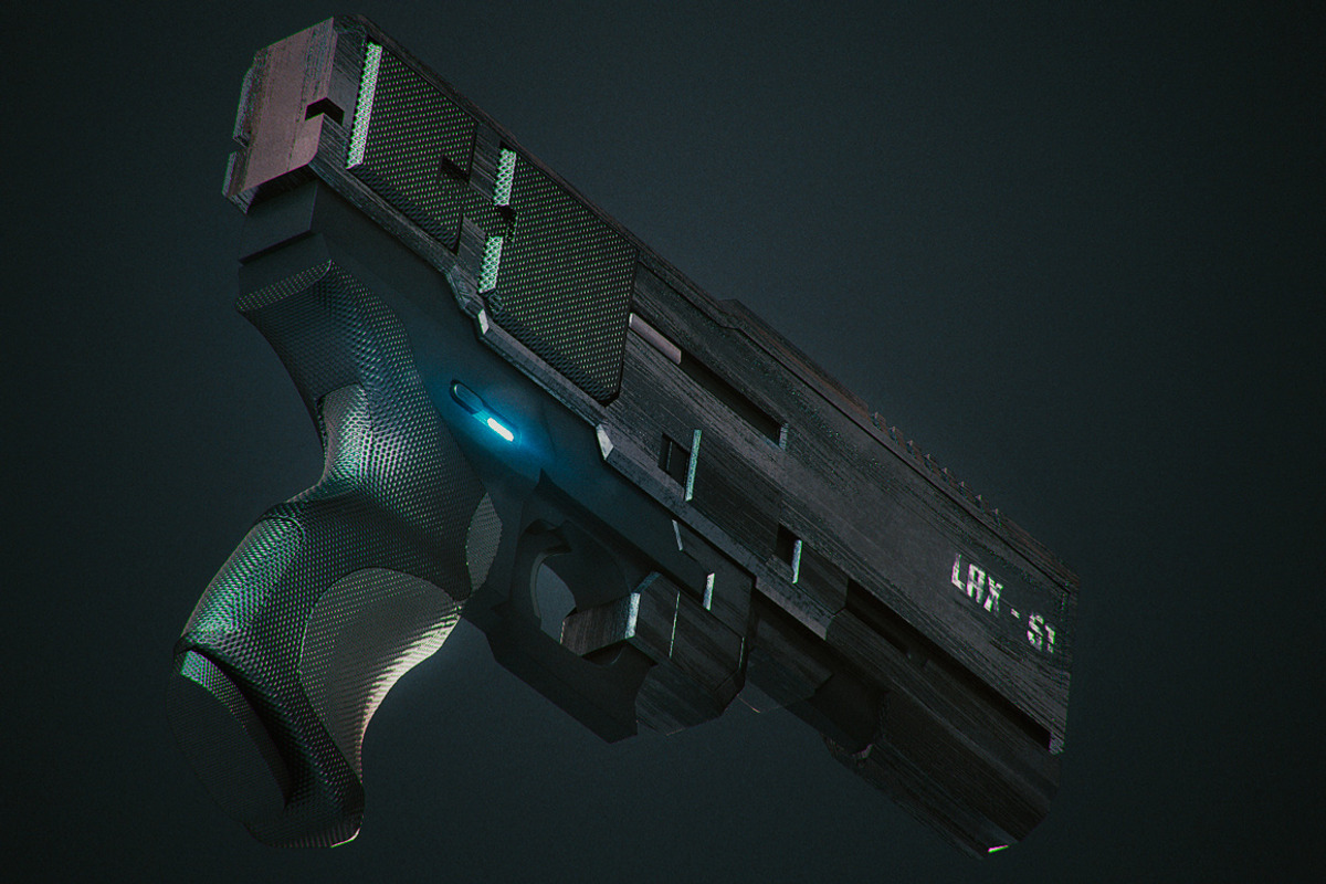 Sci-Fi Gun, Lax-51., an Object 3D Model by DiverseArt (Photo 3 of 6)