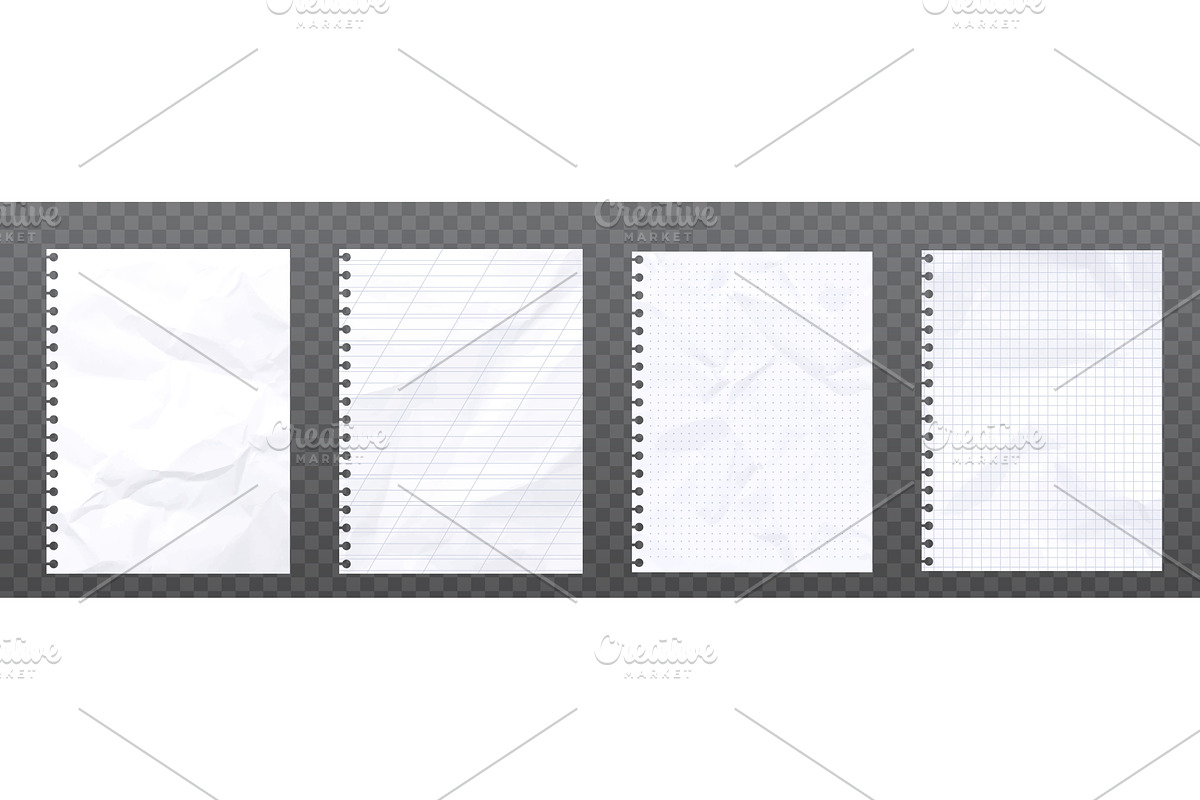 Notebook paper with grid patterns, a Texture Illustration by art PVP ...