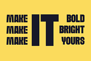 Goola Modern - Bold Extrude Font, a Sans Serif Font by Nirmana Visual (Thumbnail 11 of 15)