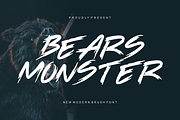 Bears Monster Font, a Blackletter Font by albert_kalingga (Thumbnail 1 of 5)