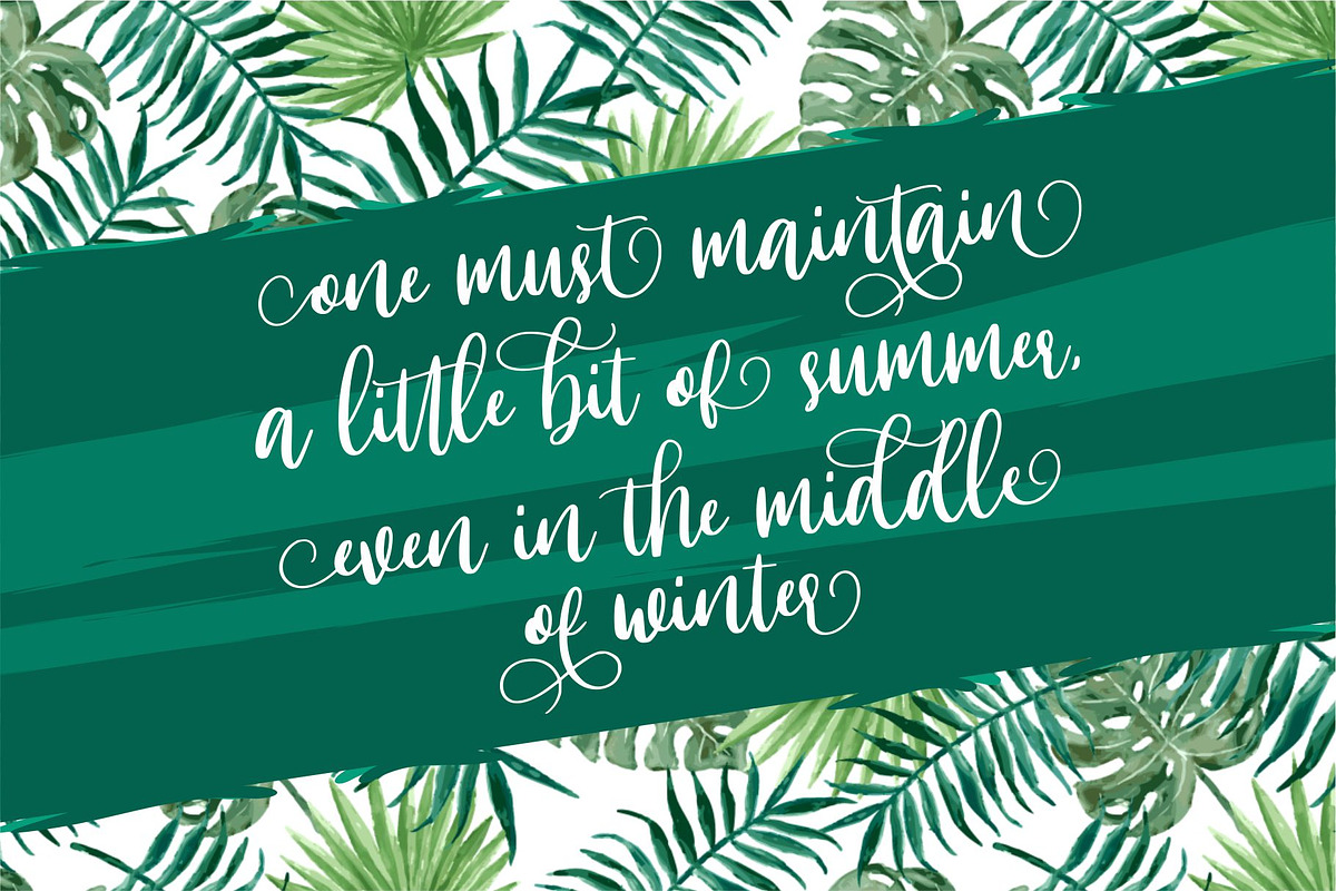 Hi Virginia - a Beauty Font preview 4