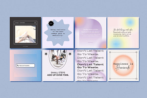 Gradient Instagram Quotes CANVA