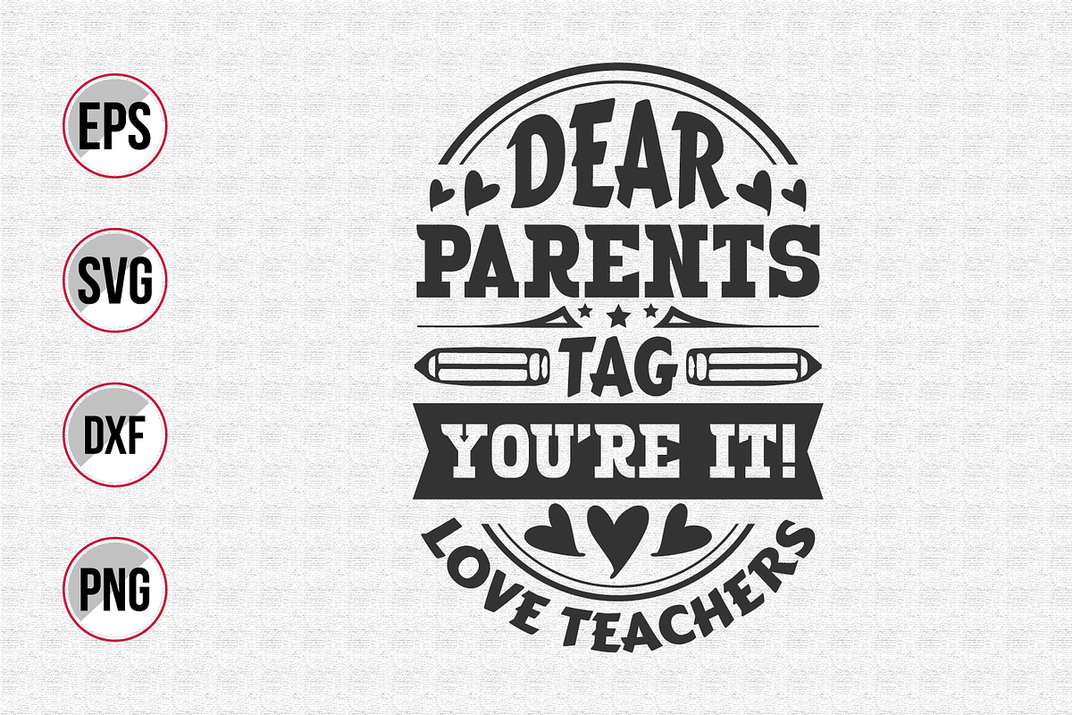 Teacher typographic svg bundle., a Graphic by Uniquesvg99 (Photo 12 of 21)