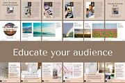 180 Instagram Carousel Bundle CANVA, a Social Media Template by bonadigitals (Thumbnail 6 of 12)
