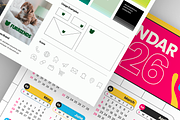 Creative Calendar 2026, a Print Template by Annora Studio (Thumbnail 4 of 6)