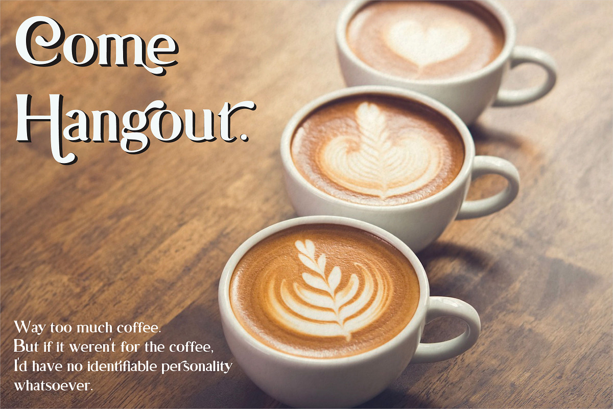 Thiago & Elysia Font, a Sans Serif Font by Digital Hustler (Photo 11 of 13)