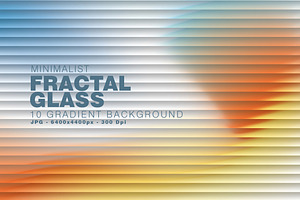 Minimalist Fractal Glass Gradient