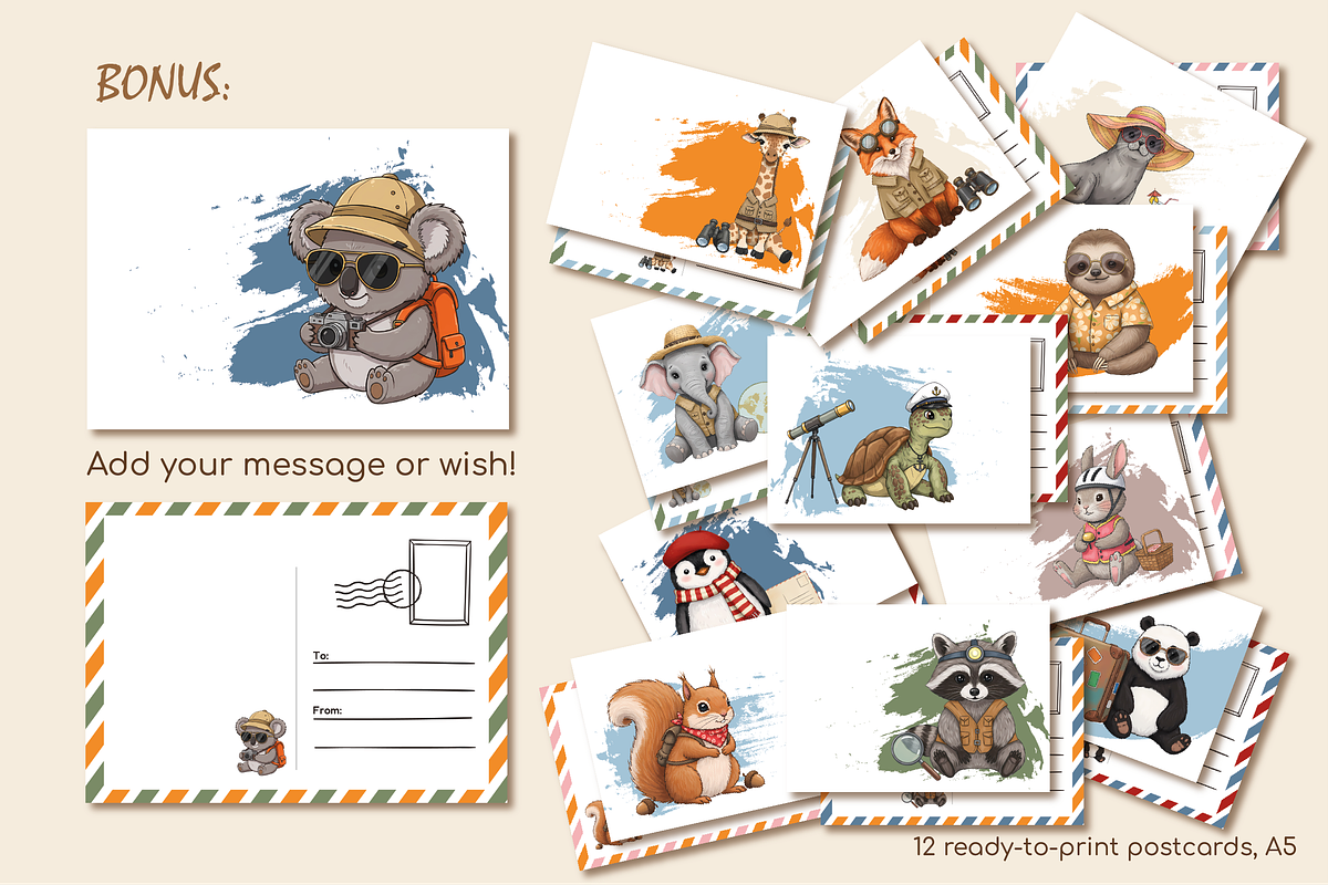 Wanderlust Animals, an Illustration by lokfrid (Photo 6 of 6)