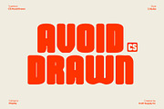 CS Avoid Drawn, a Sans Serif Font by Craft Supply Co. (Thumbnail 1 of 8)