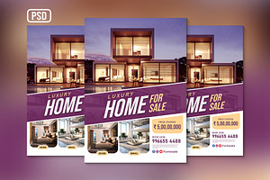 Real Estate Home Flyer, a Flyer Template by Black Spade Design