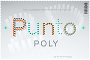Punto Poly, a Sans Serif Font by fontador (Thumbnail 1 of 8)