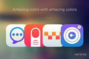 Awesome icons with awesome colors