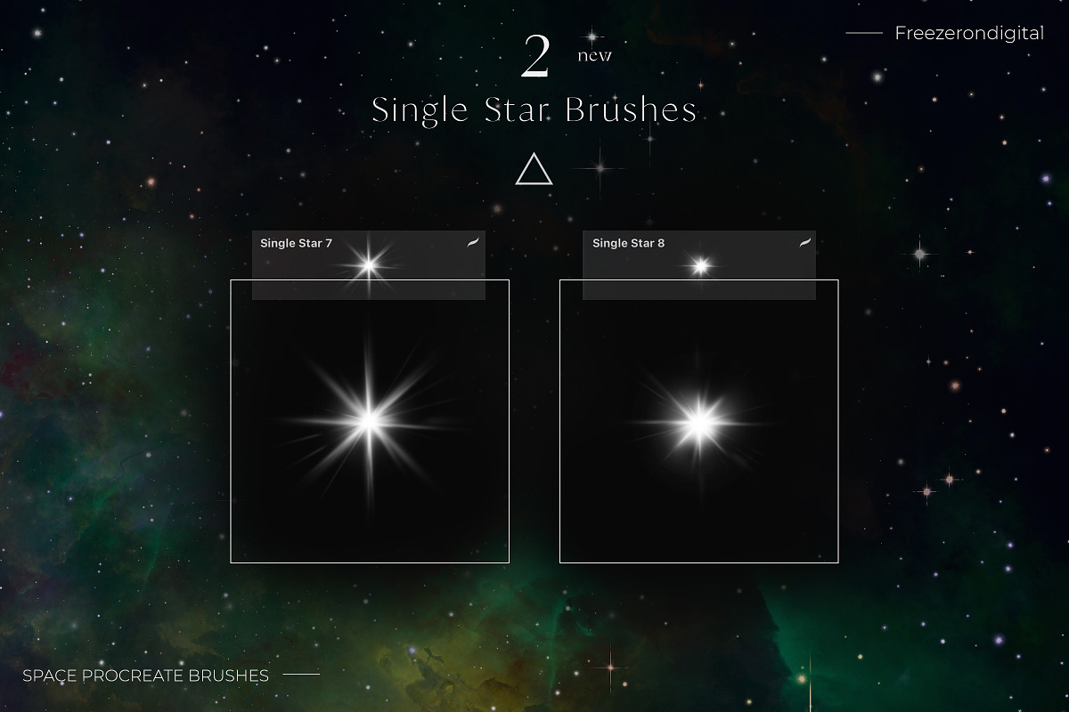 Space Artist Procreate Brushes, a Brush Add-On by Freezerondigital (Photo 11 of 30)