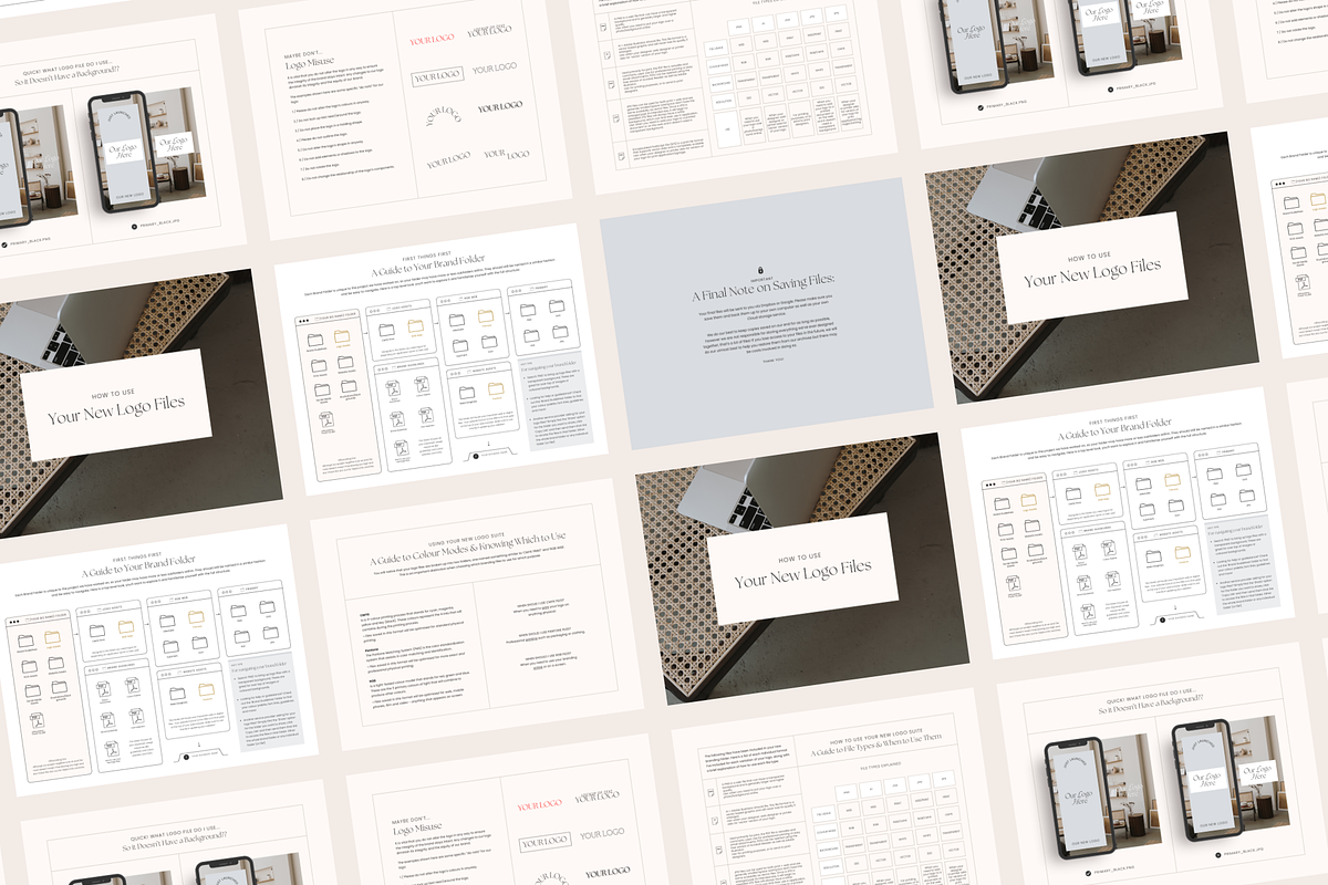Logo Colour and File Usage Template, a Presentation Template by January Made Design (Photo 7 of 7)