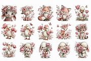 Spring Animals Clipart, an Illustration by Libby Wishes (Thumbnail 4 of 5)