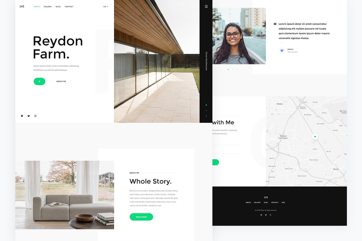 Photy — Landing Page PSD Template, a Landing Page Template by artemmashirov (Photo 2 of 3)