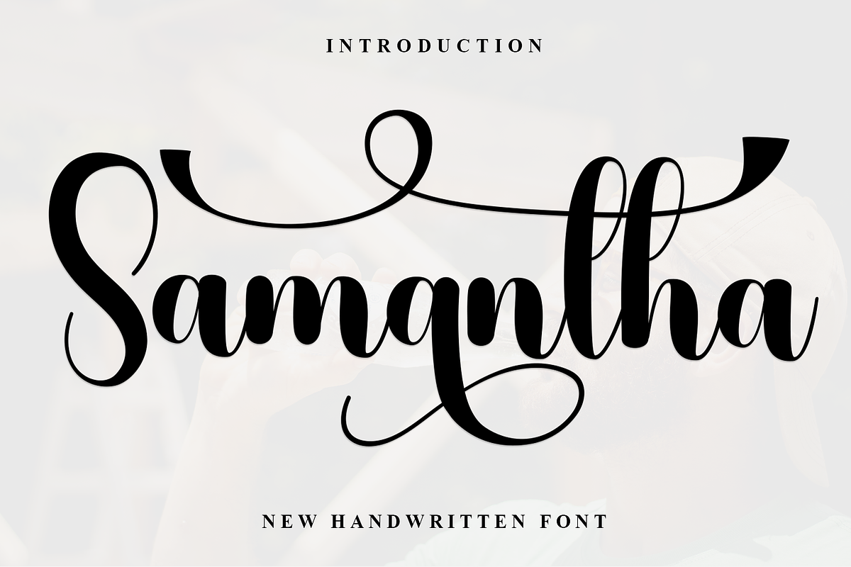 Samantha, a Script Font by InermediaSTUDIO (Photo 1 of 8)
