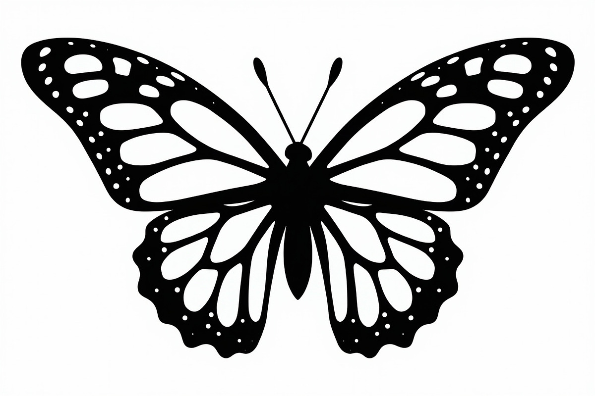 butterfly laser cut design, an Illustration by balal (Photo 6 of 13)