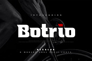 Botrio, a Sans Serif Font by geengraphy (Thumbnail 1 of 4)