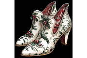 Christmas Shoes Clipart PDF, an Illustration by Memories By Lea (Thumbnail 6 of 7)