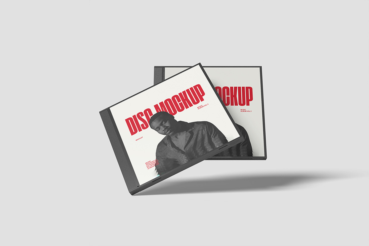 Clean Disc Mockup PSD, a Merchandise Mockup by ianmikraz (Photo 5 of 5)