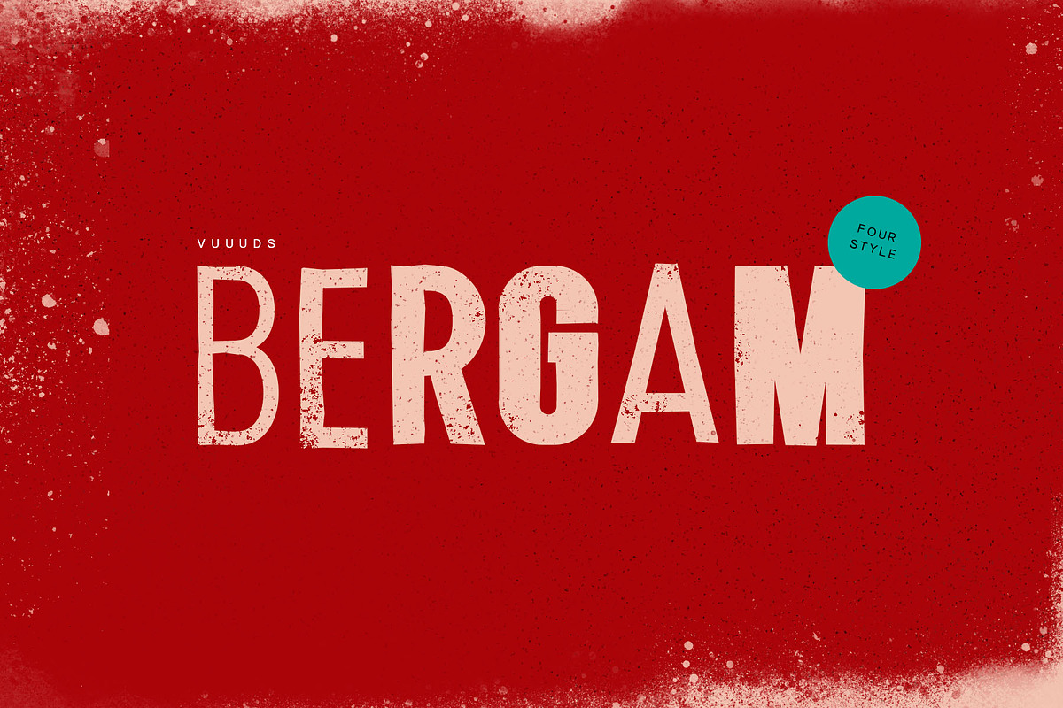 Bergam Font, a Sans Serif Font by vuuuds (Photo 1 of 10)