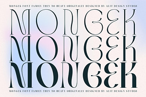 Mongek Typeface