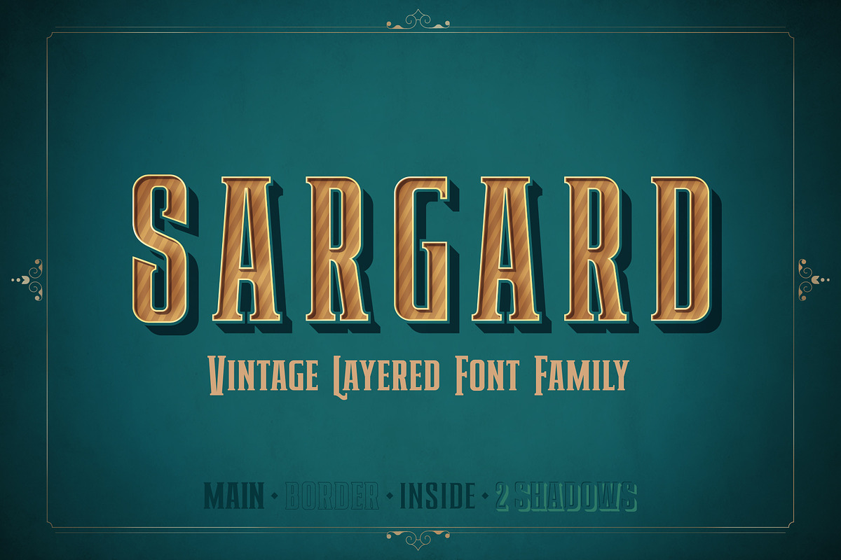 Sargard Font Family, a Serif Font by Sentavio (Photo 1 of 4)