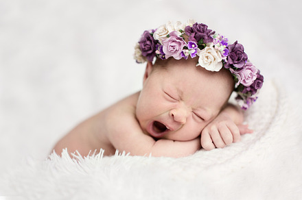 newborn yawns, a Person Photo by Natalia Lebedinskaia