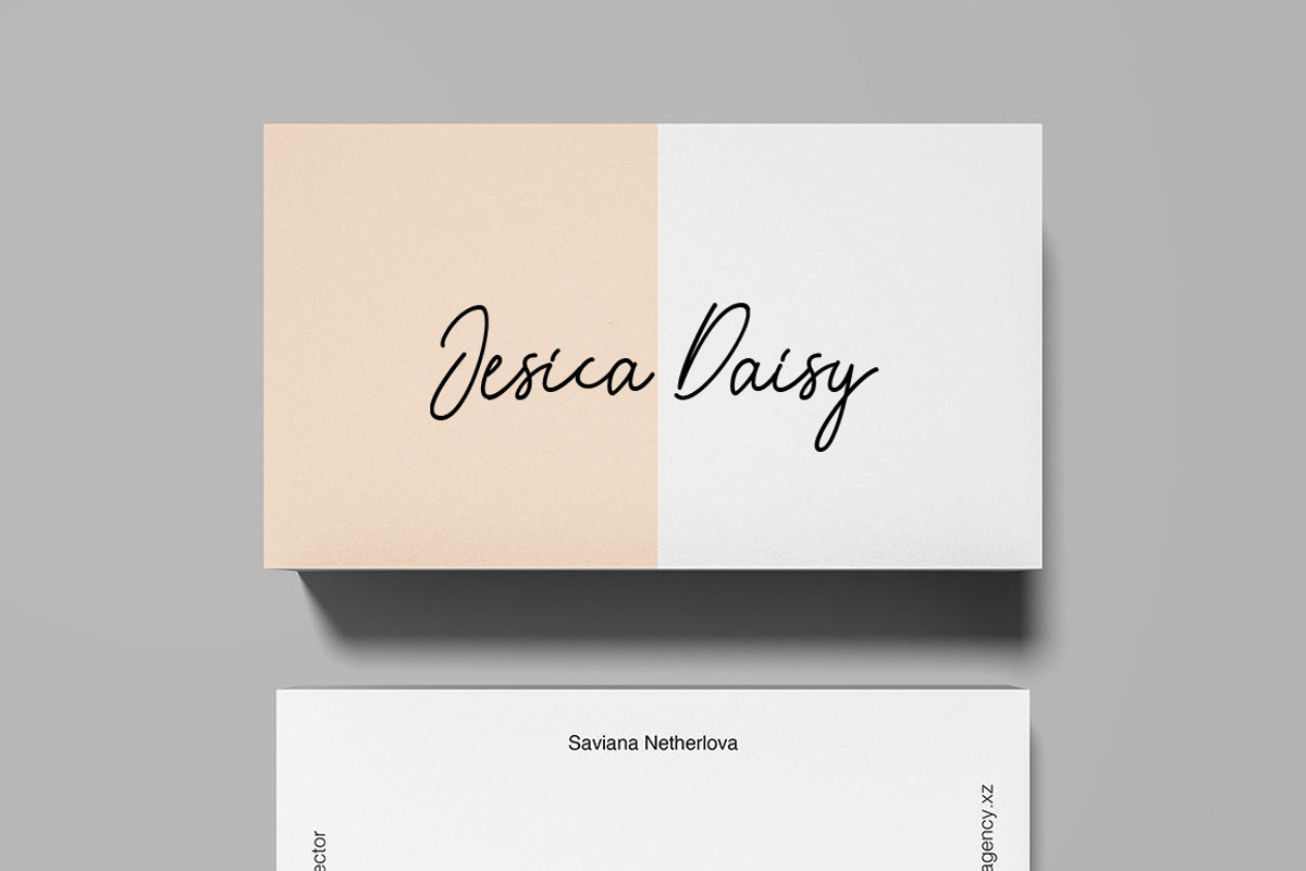Kalisouth Signature Font preview 5